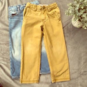 EUC 4T Gap Skinny Jeans and Carters Khakis